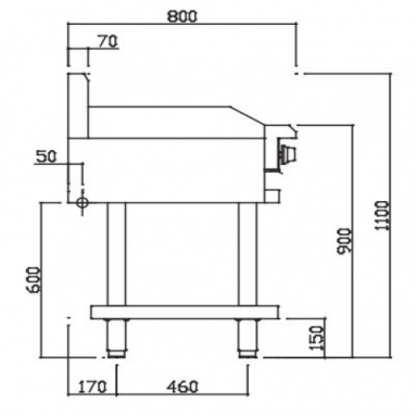Luus CS-3C Professional Series 300 Wide Chargrills