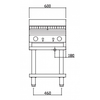 Luus CS-6C Professional Series 600 Wide Chargrills