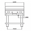 Luus CS-6P, CS-3P3C Professional Series 600 Wide Griddles