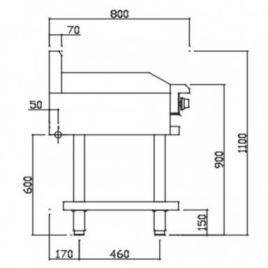 Luus CS-9C Professional Series 900 Wide Chargrills