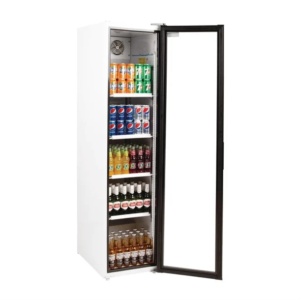 Polar G-Series Slimline Upright Back Bar Cooler 300Ltr - 145W. Hinged door R600a