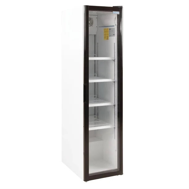 Polar G-Series Slimline Upright Back Bar Cooler 300Ltr - 145W. Hinged door R600a