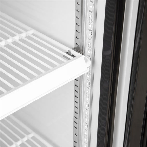 Polar G-Series Slimline Upright Back Bar Cooler 300Ltr - 145W. Hinged door R600a