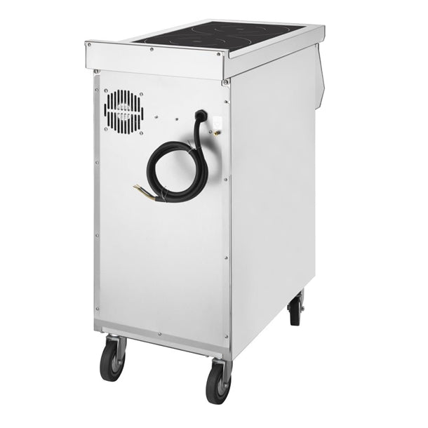 Apuro Freestanding 2 Zone Induction Hob - 2x 3.5kW. Three Phase 400V