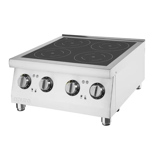 Apuro 4 Zone Induction Hob 2 x 3kW(No hardwired installation)