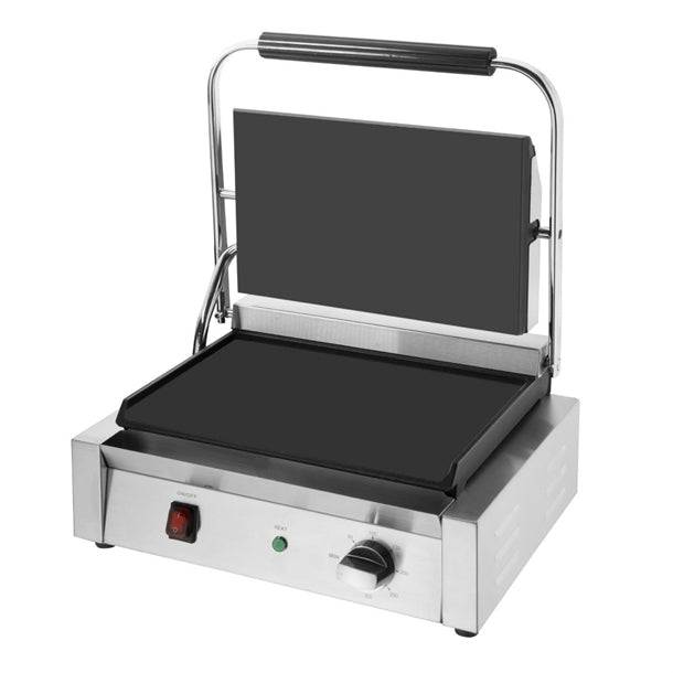 Apuro Bistro Large Contact Grill - Power: 2.2kW | Large | Flat upper & lower plates