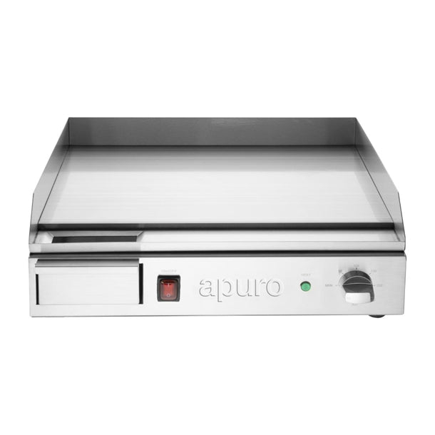 Apuro Steel Plate Electric Griddle - 2.2kW. Cooking area: 525x330mm