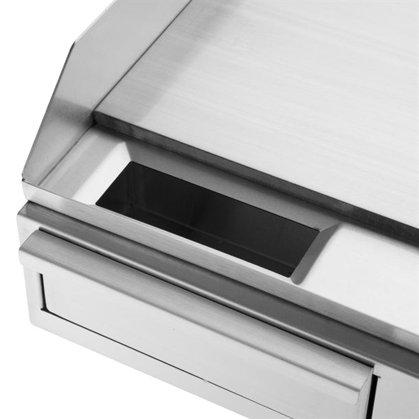 Apuro Steel Plate Electric Griddle - 2.2kW. Cooking area: 525x330mm