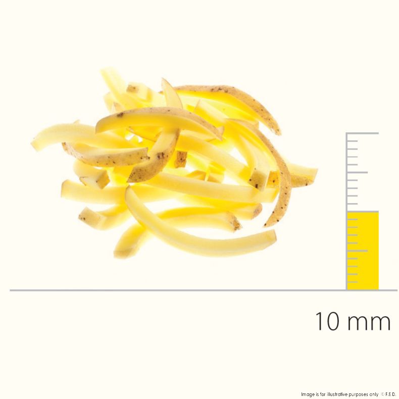 Stainless Steel Shredding Disc With S-Blades 10X10 Mm (Can Also Be Used For Chips) - DS650080
