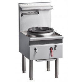Cobra CW1H-C_NAT 600mm Gas Waterless Wok with 1 Chimney burner
