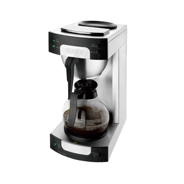 Apuro Filter Coffee Maker - 2.1kW. Capacity: 1.7Ltr. Manual Fill