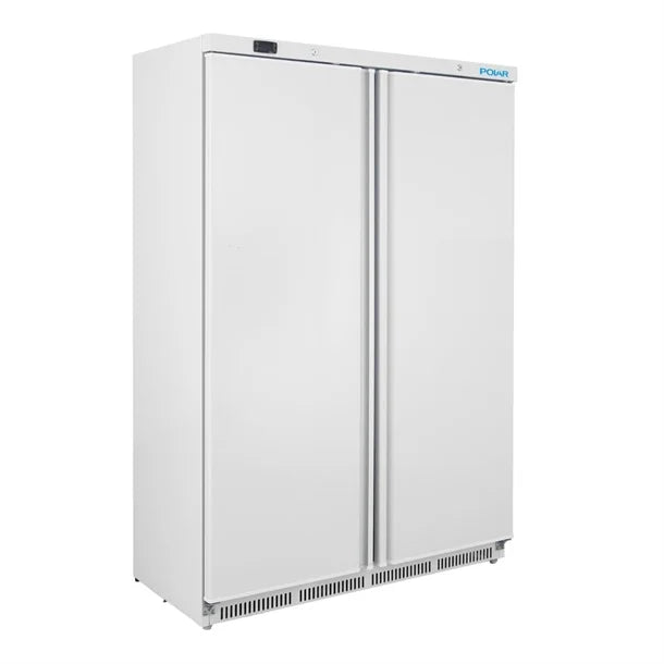 Polar C-Series Double Door Upright Fridge White 744Ltr - 390W | Width: 1215mm | Capacity: 518Ltr