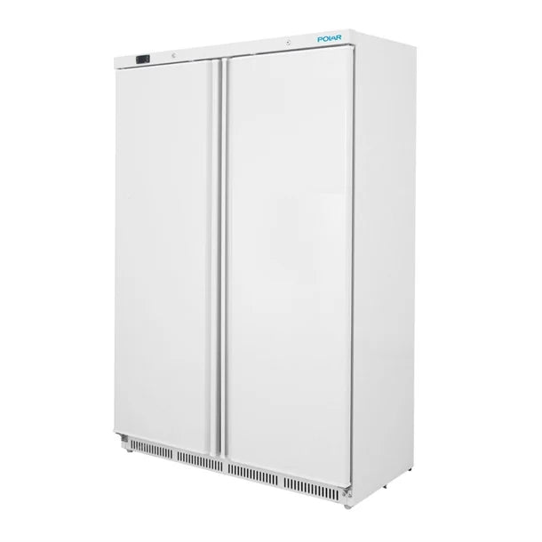 Polar C-Series Double Door Upright Fridge White 744Ltr - 390W | Width: 1215mm | Capacity: 518Ltr