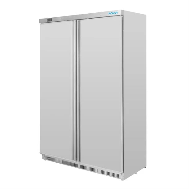 Polar C-Series Double Door Freezer Stainless Steel - 650W | Width: 1215mm | Capacity: 518Ltr