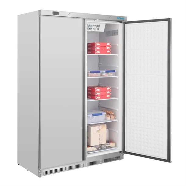 Polar C-Series Double Door Freezer Stainless Steel - 650W | Width: 1215mm | Capacity: 518Ltr