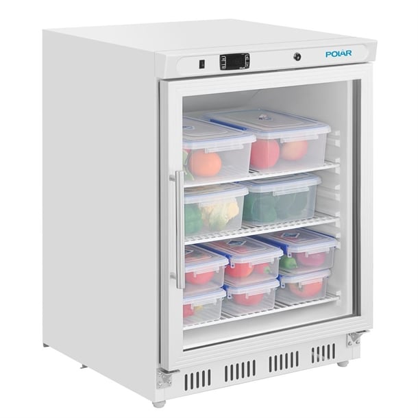 Polar C-Series Under Counter White Display Fridge - 150Ltr - 150W | White finish | R600a