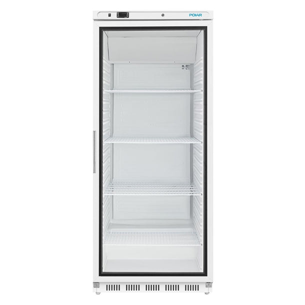 Polar C-Series Upright Display Fridge 600Ltr White - 185W | White finish | R600a