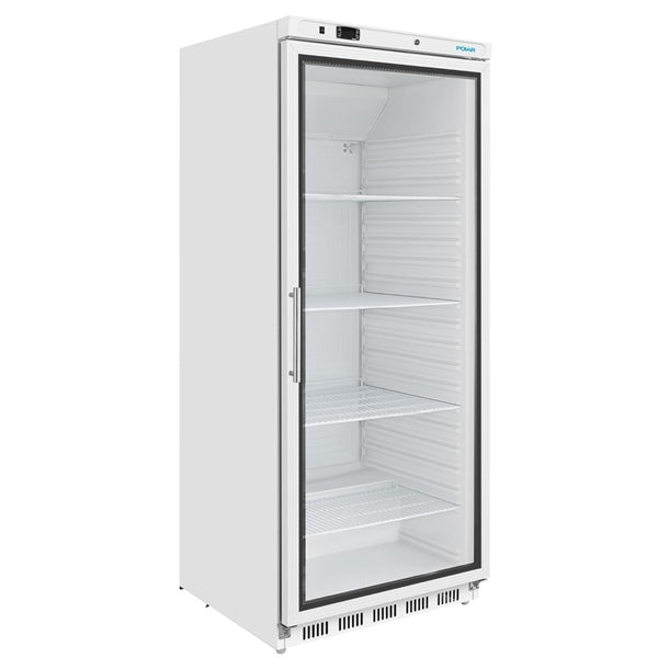 Polar C-Series Upright Display Fridge 600Ltr White - 185W | White finish | R600a