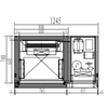 Thermaster D-G7 7 Tray Blast Chiller Pan Capacity: 7x1/1GN