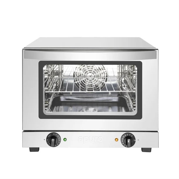 Apuro Convection Oven 21Ltr - 2.1kW. Capacity: 3 x 1/2 GN