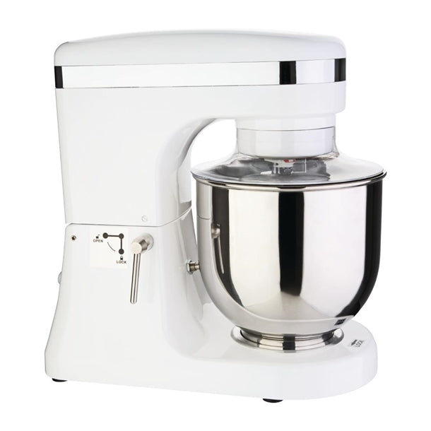 Apuro 7Ltr White Planetary Mixer - 270W. Capacity: 7 Ltr