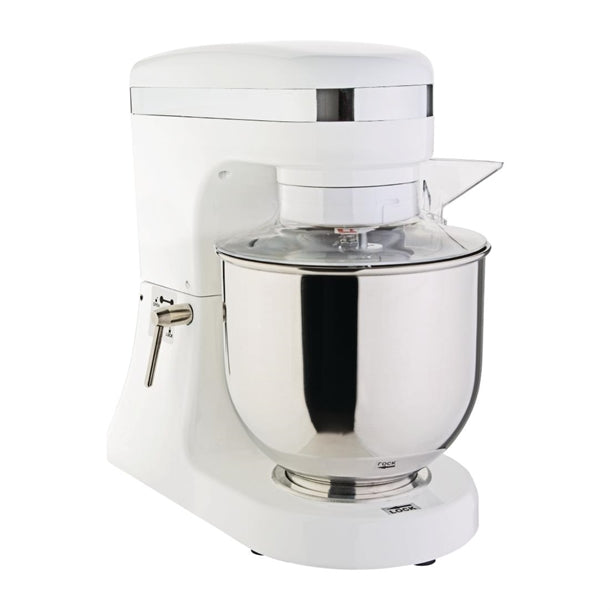Apuro 7Ltr White Planetary Mixer - 270W. Capacity: 7 Ltr