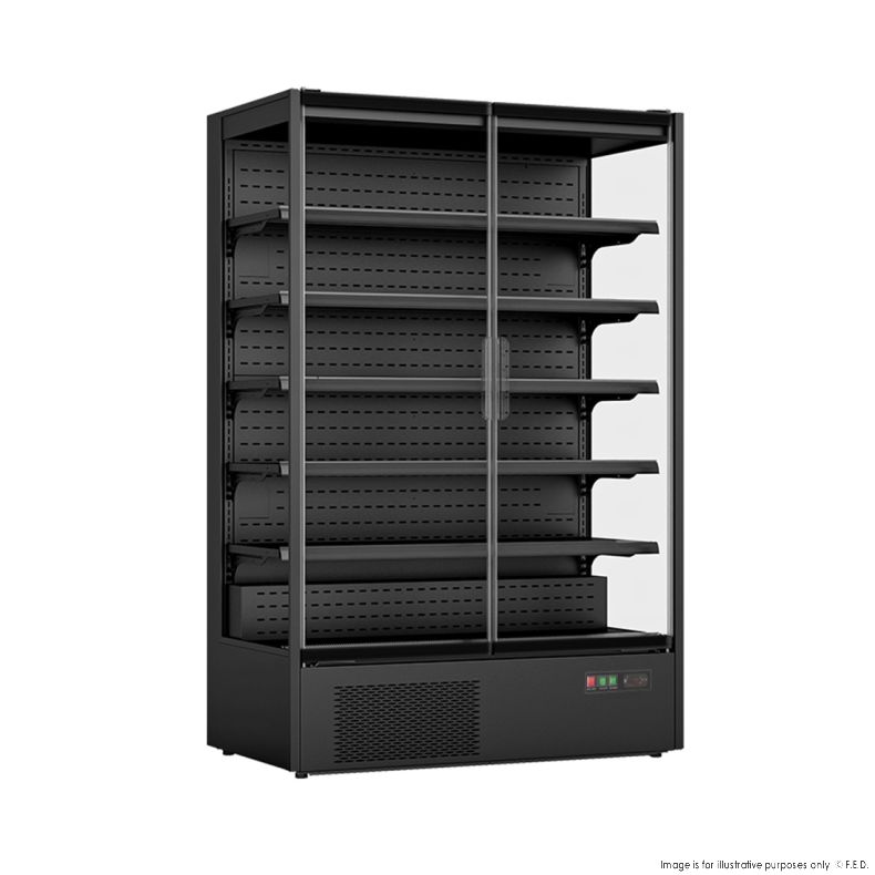 Thermaster DC-125B Supermarket Panorama 2 Door Chiller Display 1292L 1210mmW