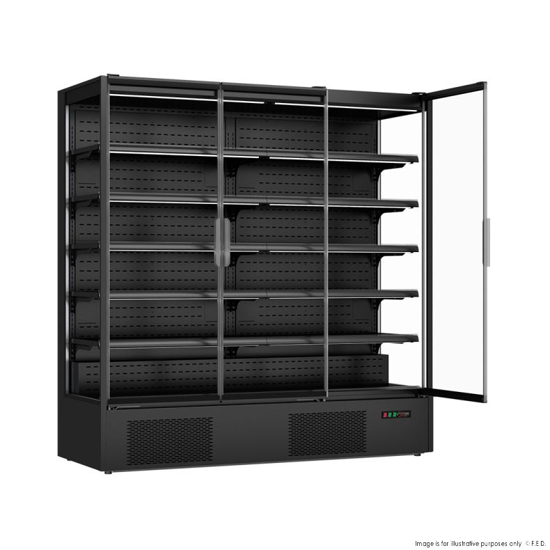 Thermaster DC-187B Supermarket Panorama 3 Door Chiller Display 1939L 1935mmW