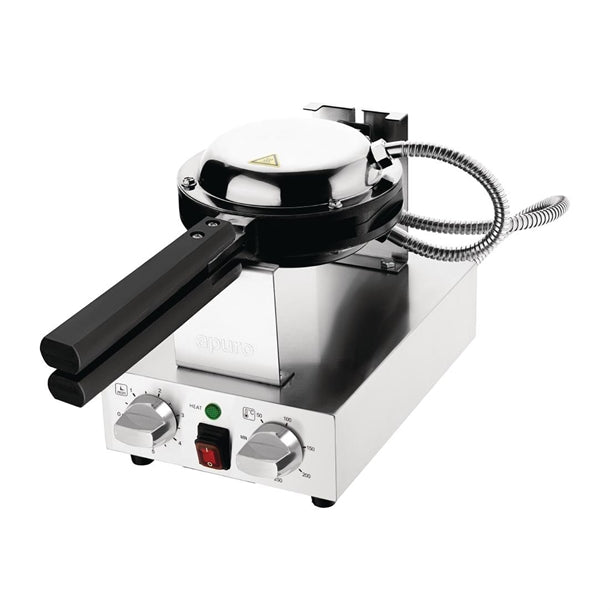 Apuro Bubble Waffle Maker - 1.4kW. Output: 30 waffles per hour