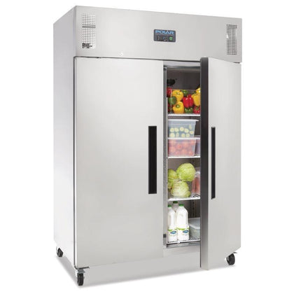 Polar DL895-A Cabinet Fridge Stainless Steel - 1200L / 195Kg / W1340-D845-H2000 mm