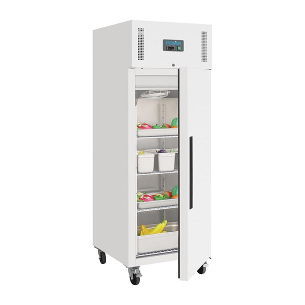 Polar G-Series Upright Fridge 600Ltr White - 600Ltr gross capacity | 265W | Width: 680mm | R290