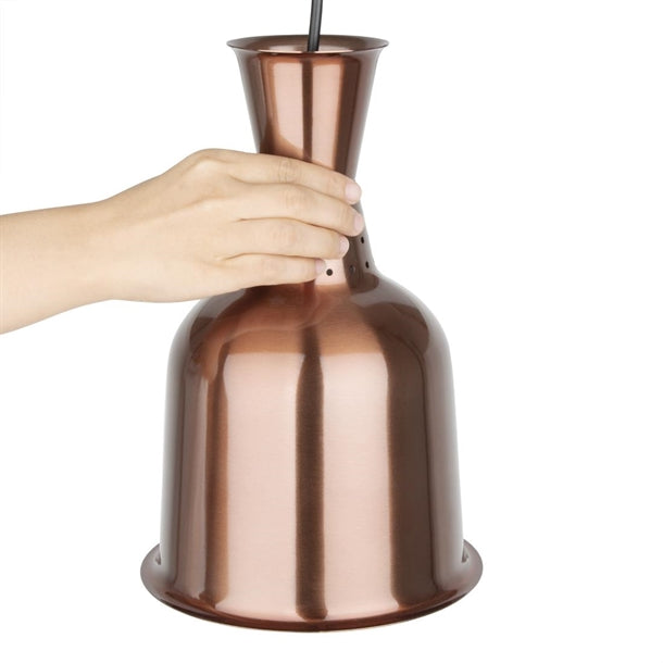 Apuro Heat Shade Brass Finish - 250W. Cord length: 1500mm