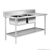 Modular systems Left Inlet Double Sink Dishwasher Bench DSBD7-1800L/A