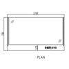 Anvil DSD0002 Double Drawer Showcase