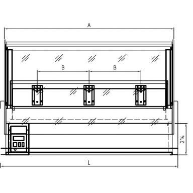 Anvil DSI0550 Countertop Showcase Freezer