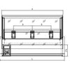 Anvil DSI0550 Countertop Showcase Freezer
