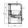Anvil DSI0550 Countertop Showcase Freezer