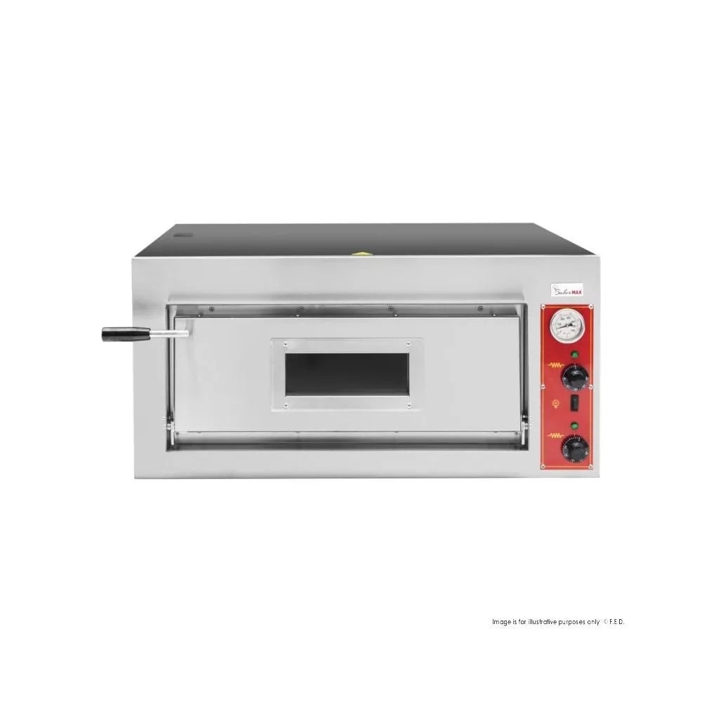 Baker Max EP-2-1E Black Panther Pizza Deck Oven (5.9A) - 4.2kW