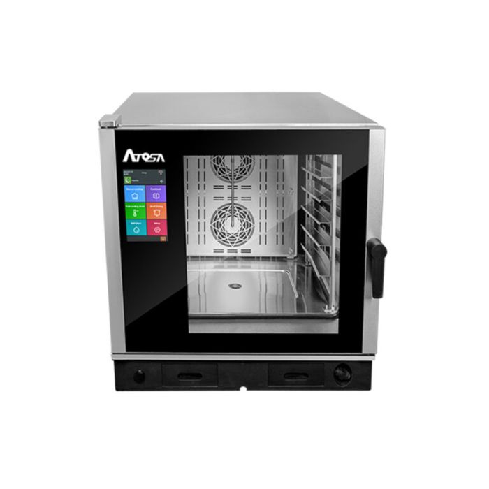 Atosa Electric Combi Oven for Gastronomy Use: 6 x GN 2/1 trays