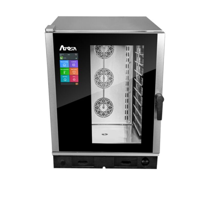Atosa Electric Combi Oven for Gastronomy Use: 10 x GN 2/1 trays