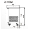 Atosa f Two Door Glass Under Bench Fridge 560L 2230(W)