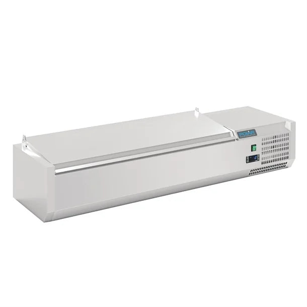 Polar G-Series Countertop Prep Fridge with Lid 5x 1/4GN - 110W. Capacity: 5x 1/4GN. R600a