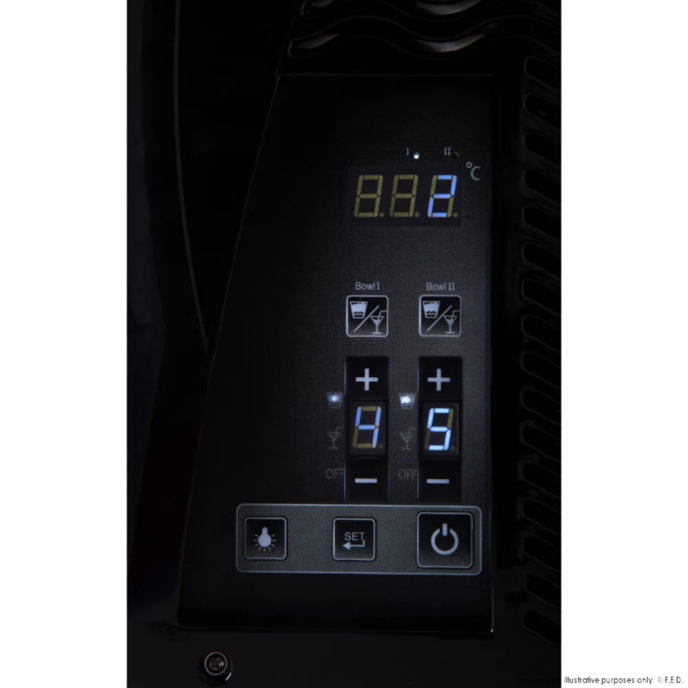 Skip to the beginning of the images gallery Benchstar FABIGANI-2S Double 12 Litre Granita & Slushy Machine