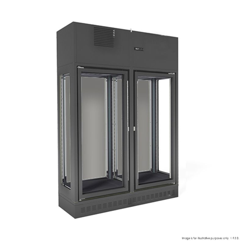 Fagor Single Zone 2 Doors Black Wall-Mounted Wine Cellar FWC-2302-1WB