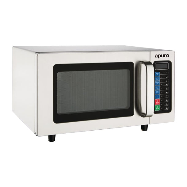 Apuro Light Duty Programmable Commercial Microwave 1000W 25Ltr - 1000W | Digital controls