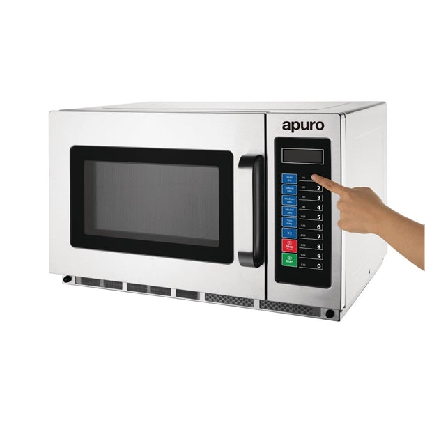 Apuro Medium Duty Programmable Commercial Microwave 1800W 34Ltr - 1800W | Digital controls