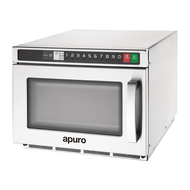 Apuro Heavy Duty Programmable Compact Microwave Oven 1800W 17ltr - 1.8kW. 13A. Capacity: 17Ltr. Programmable