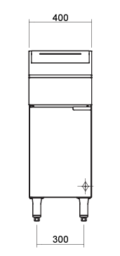 Fastfri FF18 400mm Economy Gas Deep Fryer