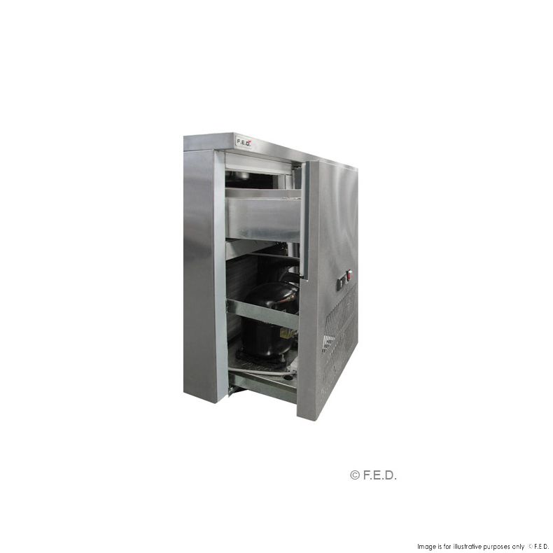 PPB/15 two door DELUXE Pizza Prep Bench / 150Kg / 1480x810x1050