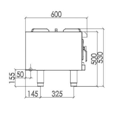 Luus FSP-120 Asian Range Freestanding Stockpot